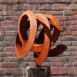 Gnee Garden Vintage Outdoor Rusty Metal Garden Abstract Sculptures Customizable