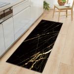 Long Square Marble Kitchen Floor Mats Stone Pattern Themed Doormat