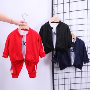 Wholesale Children'S Outfit Sets Kids Sport Suit Children'S 3 Pcs Fashion Sets from china suppliers