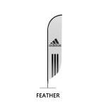OEM 3.4m Outdoor Banner Flags Feather Flag Banners For Advertising Promotion