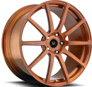 Wholesale 1-piece Forged Bronze Customized 22 1-PC Alloy Rims For Chevrolet Camaro C8 5x120 from china suppliers
