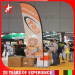 Custom Flutter Flags , Outdoor Feather Banner Flags Fiberglass / Aluminum Pole
