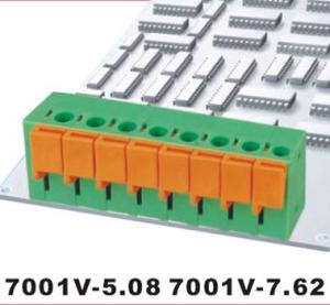 China PA66 Brase Clamping Terminal Block Connector 7001V on sale