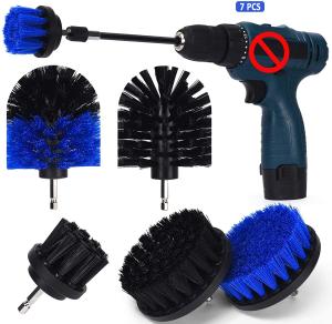 Wholesale Black &amp; Blue Cleaning Drill brush for carpet tiles rims from china suppliers