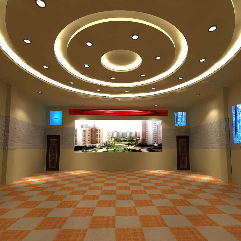 Fashion Customized Aluminum Metal Ceiling With Circular Curve Wave Shape Suspended
