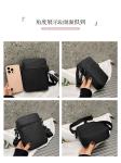 SIMPLE OXFORD CLOTH CASUAL CROSSBODY BAG MEN'S SIMPLE SOLID COLOR MOBILE PHONE
