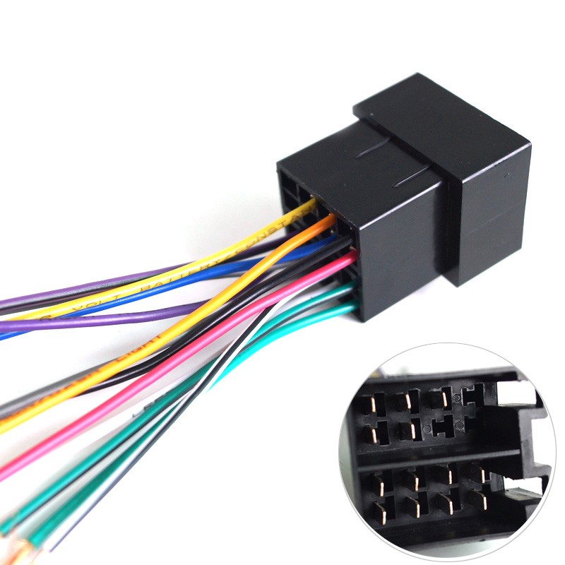 Car Stereo CD Player Wiring Harness Adapter PVC Copper Material MARKETING Oceania ODM OEM