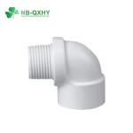 Long-lasting Plumbing Gray PVC BS Threaded Fittings Female Elbow for Water