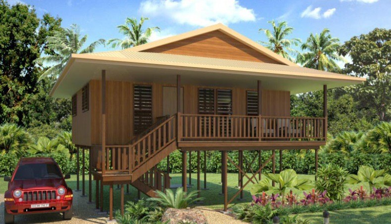 Prefab Wooden Houses Fast Assemble Light Steel Frame Beach Bungalows Tiny House
