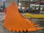 Heavy Duty Excavator Stone Bucket , Mini Digger Buckets For Volvo