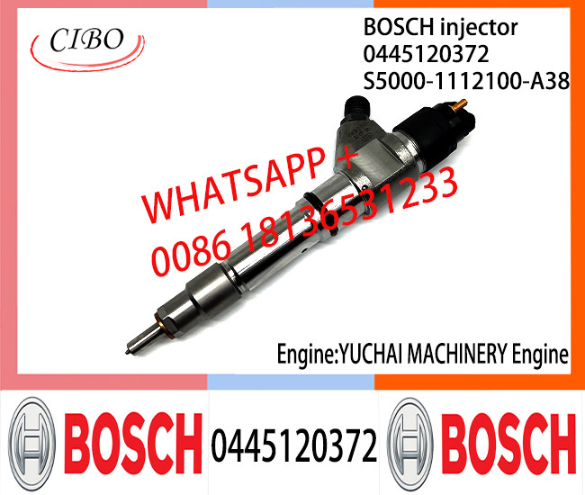 BOSCH 0445120372 Neutral Diesel Fuel Injector Assembly 0445120372 S5000-1112100-A38 For YUCHAI HINERY Engine