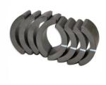 Permanent Ferrite Arc Magnet SrO / Bao / Fe2O3 Material For Motor Generator