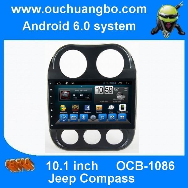 Ouchuangbo car radio dvd for Jeep Compass with android 6.0 gps navigation