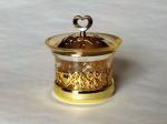 Arabia Exquisite Imitation metal base Louhua Roses Sugar bowl