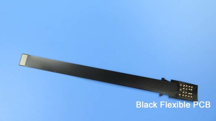 Black Flexible Printed Circuit FPC Built on Polyimide with Bulge Pads for Contact Belt of Inkjet Printer