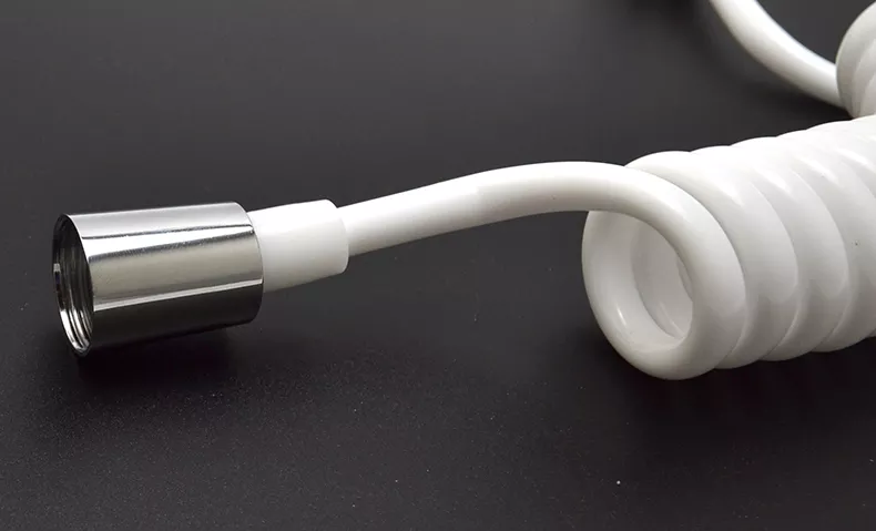 Flexible Water Plumbing Toilet Bidet Sprayer Connect Pipe For PU Telephone Line Style