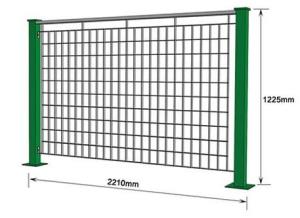 Wholesale Powder Coated Galvanized Steel Bar Electro Welded Modular Grating Fence from china suppliers