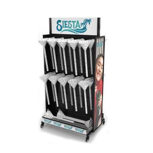 Wholesale Movable 2-way Metal Display Rack Wire Gridwall Brand Logo Funnel Display Stand from china suppliers