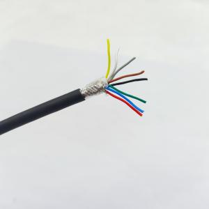 Wholesale High Tempterature Mini Cable Shielded Sensor Cable 4 Pairs 0.12sqmm Braided SPC FEP TPE Cable from china suppliers