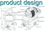 Vertical ring High Gradient wet type Magnetic Separator Approved ISO9001