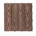 Versatile Wood Deck Tiles Waterproof Square For Outdoor Use