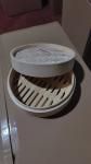 Handmade Woven Steamer Drawer With Side Handles Dumplings Traditional Delicacies
