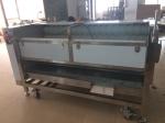 Apricot Peach Fresh Potato Ginger Washing And Peeling Machine Kitchen 3 KW