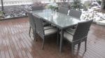 9pcs rattan sofa sets