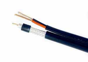 Wholesale RG6P Siamese Cable For Security Cameras CCTV 2x18 AWG Power 12V DC / 24V AC from china suppliers