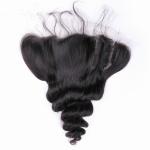 18 Inch Loose Wave Malaysian Hair Extensions / Virgin Hair Bundles With Lace