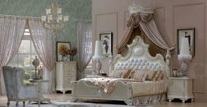 Wholesale Villa New Modern American Furniture Warehouse Bedroom Sets Solid Wood Double Bed from china suppliers