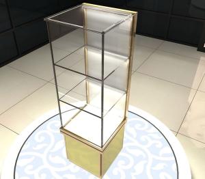 Wholesale Perfume Cosmetics Bangle Jewelry Glass Display Shelves Retail With 3 Layers from china suppliers