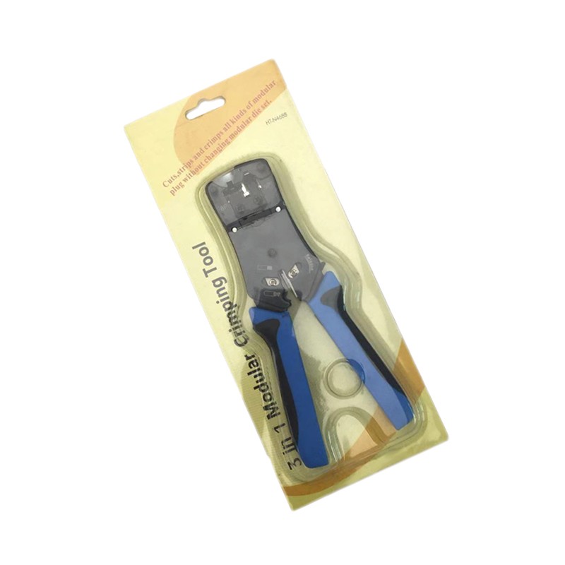 Kico K-N468B Cut Strip Crimp for 8P8C/RJ45 6P6C/RJ12 6P4C/RJ11 4P4C and 4P2C 3 in 1 Modular Crimping tool