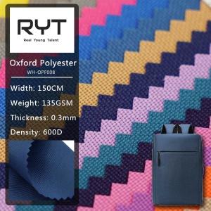 Wholesale Waterproof Durable 600D Oxford Fabric Woven For Backpack And Tent from china suppliers