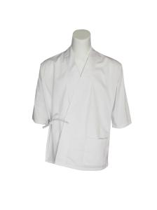 Wholesale 195GSM Three Quarter Sleeve Shirts White Japanese Style Wrinkle Free With Ties from china suppliers