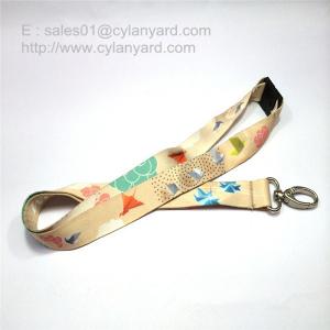 China Dye sublimation transfer print lanyard with breakaway buckle on sale