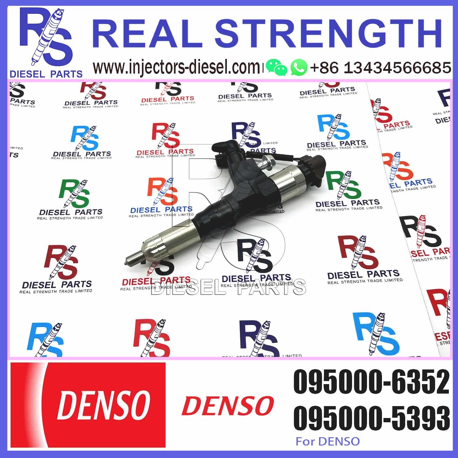 Common Rail Injector 095000-6353 095000-6352 for HINO J05E 23670-E0050,KOBELCO SK200-8,SK260-8