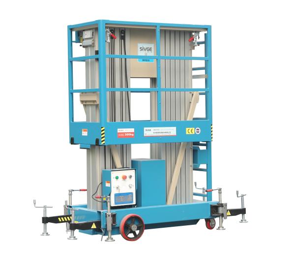 Outdoor 14 Meter Height Access Platforms Electric Scissor Lift Platform For