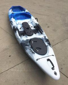 Wholesale Cruising 12 Foot Lightweight Touring Kayak Sit On Top Fishing Large Cockpit 440 LBS Load from china suppliers