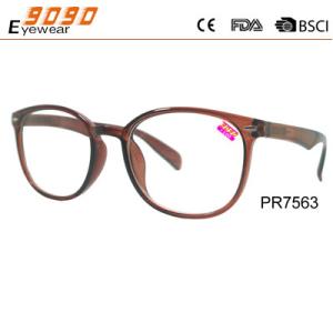 Wholesale Fashionable reading glasses with plastic frame ,suitable for women and men from china suppliers