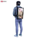 700nits 26000mA Lcd Walking Mobile Billboard 22 Inch