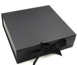 PMS Mildewproof Garment Gift Boxes Large Black Cardboard Magnetic Closure FSC
