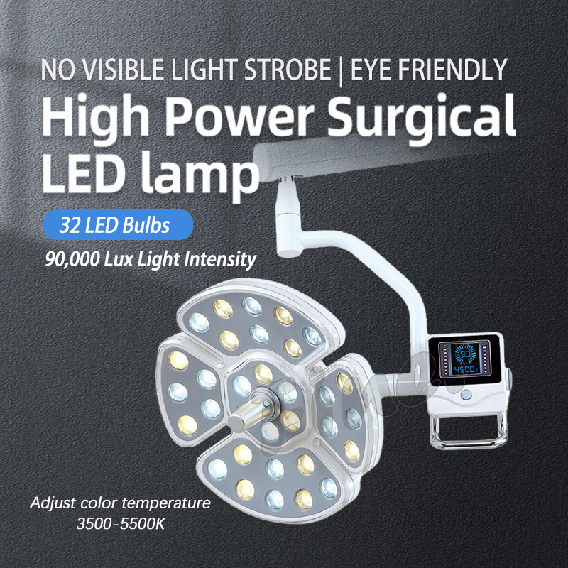 Sensor Switch Dental Ceiling Led Light Shadowless Operation Lamp With Double Head