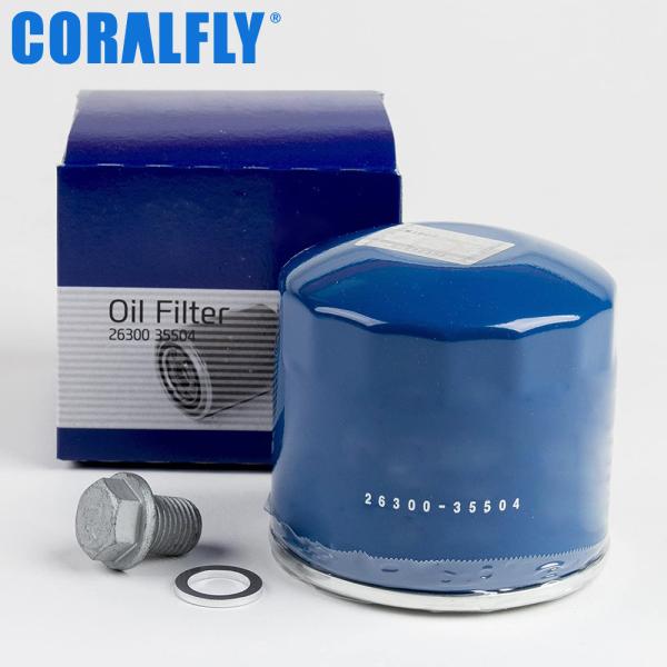 CORALFLY Hyundai H100 Oil Filter 26300 26300-35503 26300-35504 26300-3cab1 26300