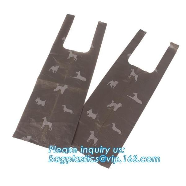 Disposable Plastic Thin bags Customized Colors Baby Nappy Sack, pla packaging biodegradable plastic nappy sacks bags pac