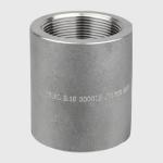Forged Steel Pipe Fitting Female Threaded Coupling Duplex Stainless Steel Class