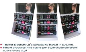 Wholesale Durable Hair Clip Stand Display Multicolor , Free Standing Scrunchie Market Display from china suppliers