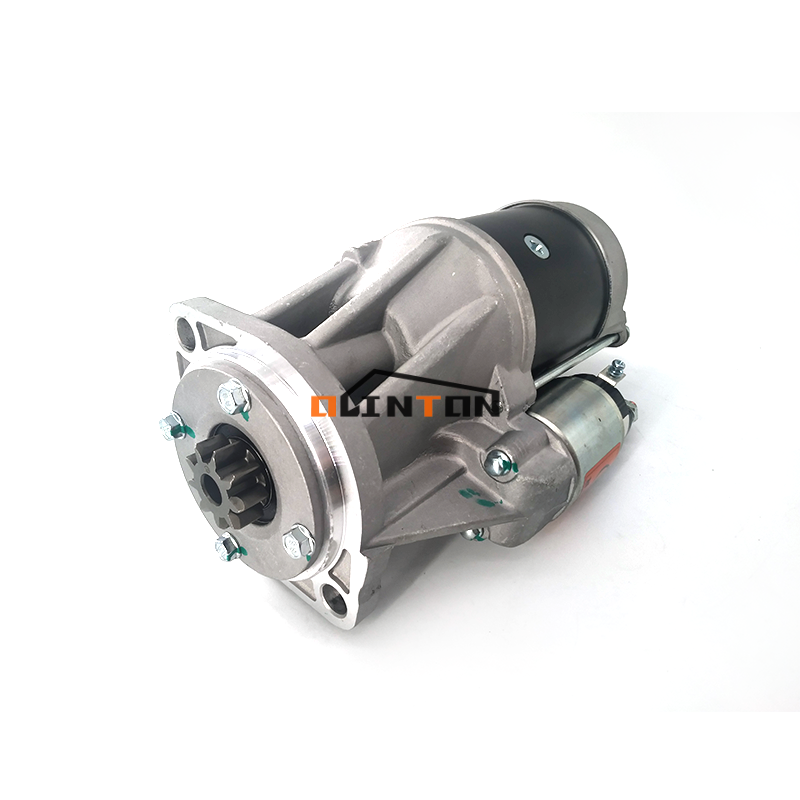 Construction Works 12V 9T 3.0KW S14-102B Excavator Parts Starter Motor 129940-77010