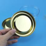 Gloss Tinplate Metal Red Wine Tube Canned Food Lid Covers