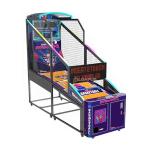 Coin operated basketball game with video screen electronic MVP basketball